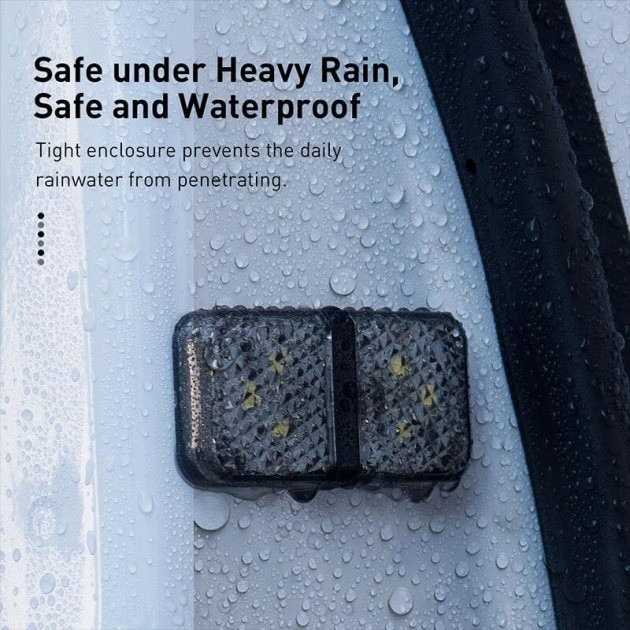 Індукційна LED підсвічування дверей AASEUS Door open warning light CRFZD-01 (Прозора) Николаев - изображение 7
