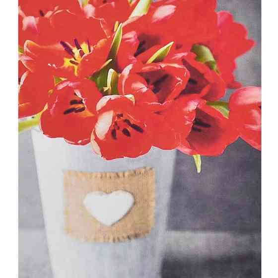 Алмазна мозаїка "Червоні тюльпани" HEG87051 30х40 см Вінниця