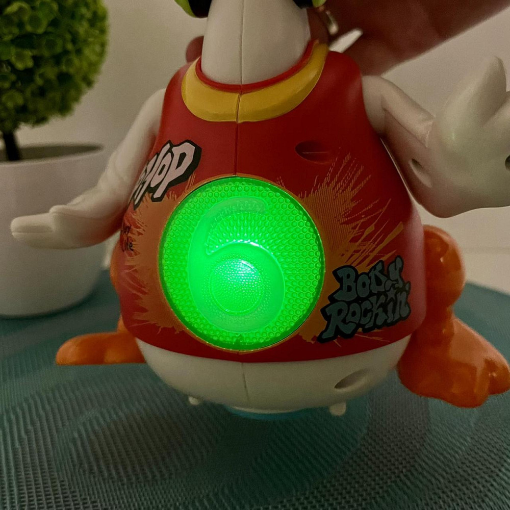 Музична іграшка Hola Гусак хіпхопер каже англійською співає хіп-хоп пісні підсвічування танцює Червона (828) Чернигов - изображение 7