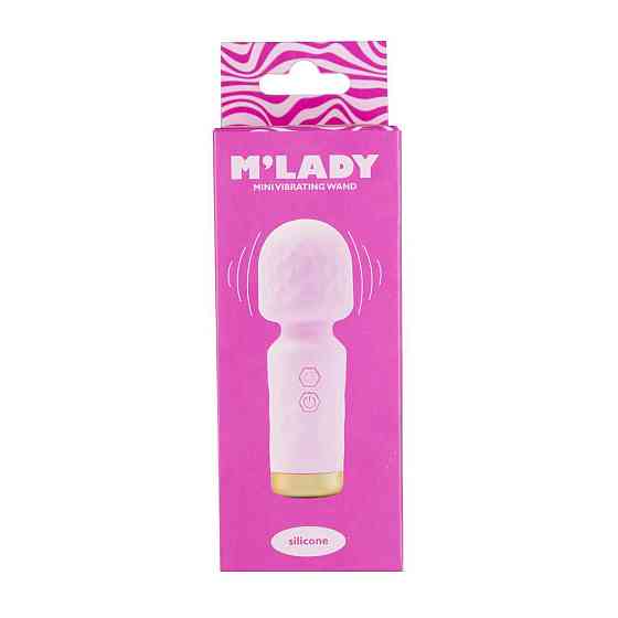 Вібромасажер M’Lady Mini Vibrating Wand Pink Sex Aura Київ