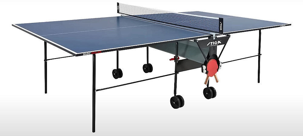Теннисный стол Stiga Basic Roller Blue (716505) Киев - изображение 1