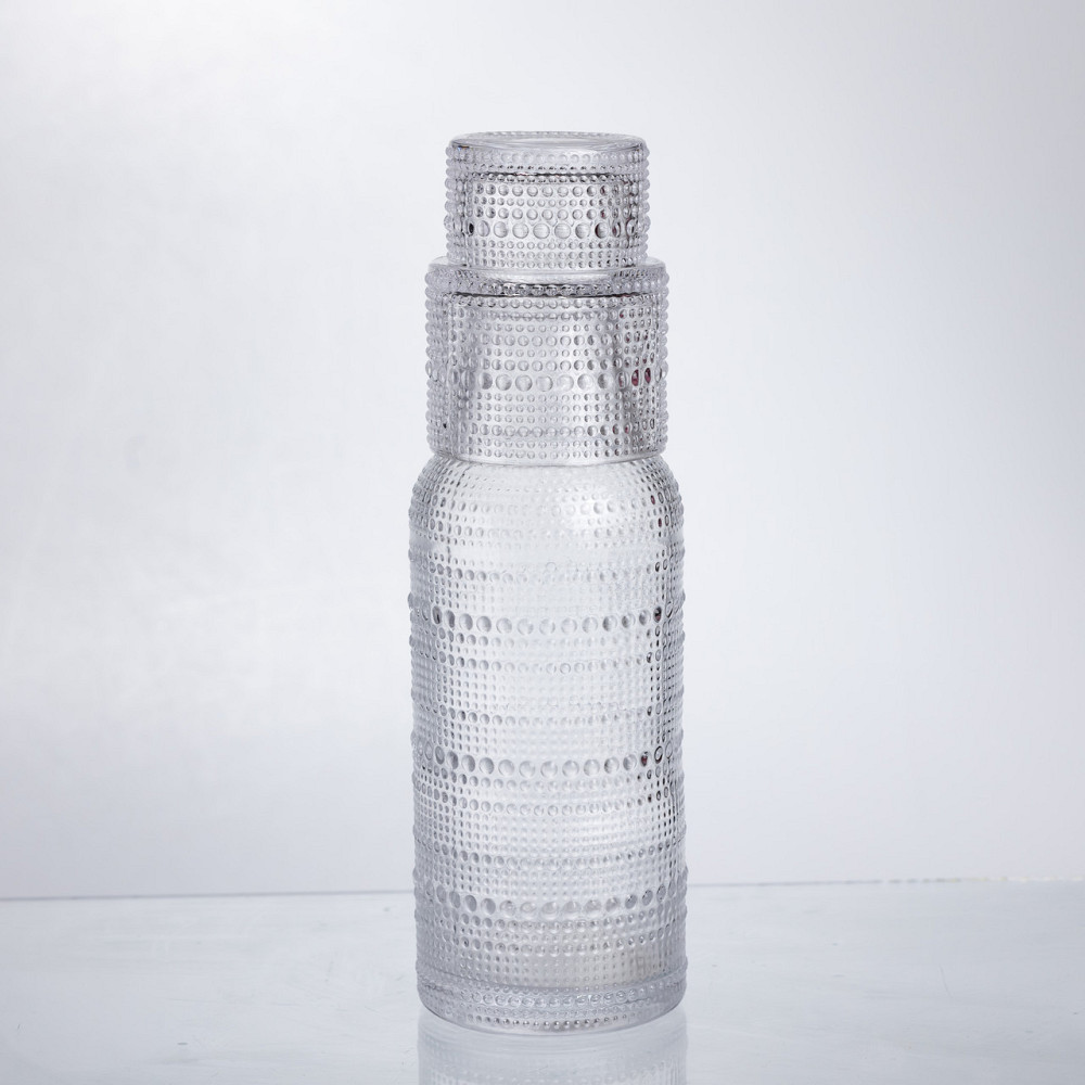 Yiwu Глечик 700 мл зі склянкою 1 (шт) графин для компоту соку води лимонаду глечик для напоїв П Коломыя - изображение 1