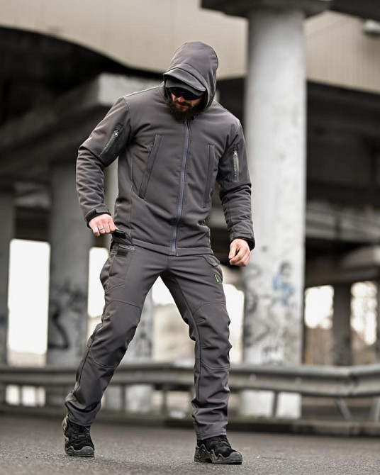 Зимний тактический костюм 7.62 grey ТР6559 Одесса - изображение 6