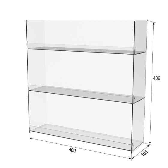 Подставка-витрина EKOSTAR 3-х ярусная 400х100х406 Киев