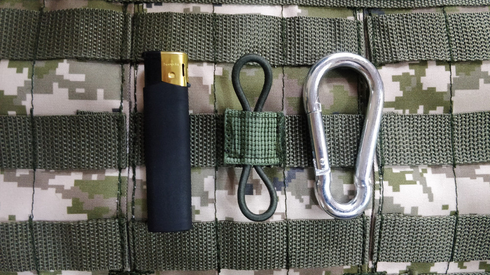 Пряжка для тактичних жилетів Резинка тактична фіксатор тримач для строп 2.5 см системи Моллі Одеса - фото 8