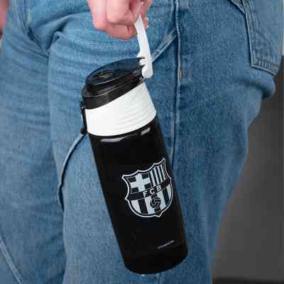 Поильник-непроливайка Kite FC Barcelona 550 мл, чорна (BC25-401) Винница
