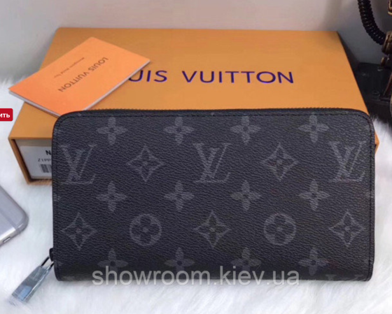 Женский кошелек Louis Vuitton (60017) dark grey Киев