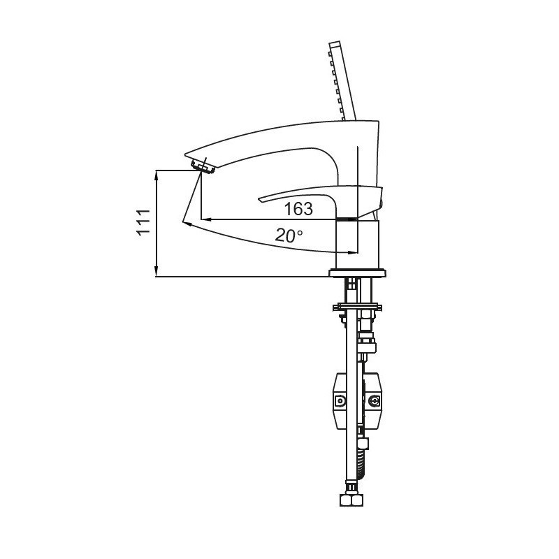 Змішувач на борт ванни KOER KB-43007-01 на 3 отвори    ( KR3452 ) 32776 Харьков - изображение 8