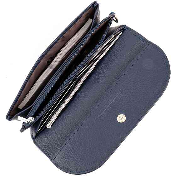 Клатч из кожи женский ST Leather 19317 Темно-синий Киев