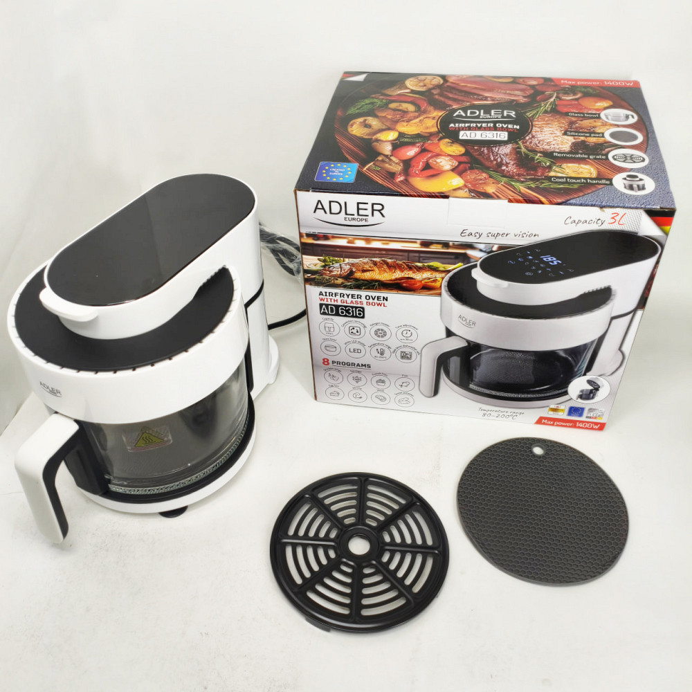 Домашняя фритюрница аэрогриль без масла, Мультиварки и аэрогрили, Аэрогриль для быстрого приготовления FU-42 Львов - изображение 8