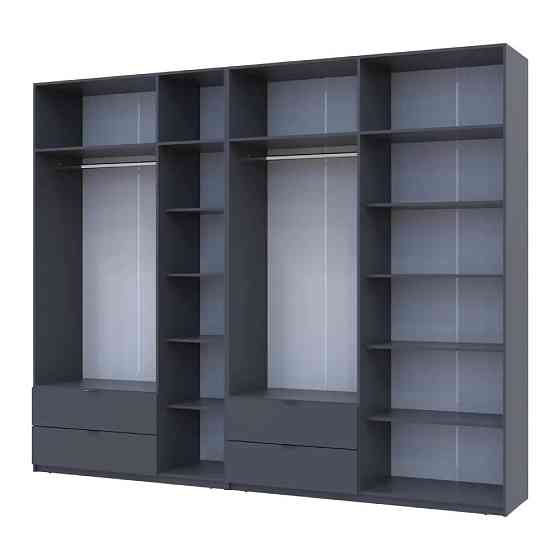 Шкаф для одежды Doros Лукас Графит 3+4 ДСП 295х50х240 DRS-011697 (42005125) Днепр