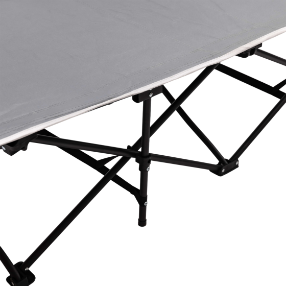 Yiwu Ліжко розкладне туристичне 190х70х44 см лежак розкладачка розкладачка складна Сірий SJ-003 Коломия
