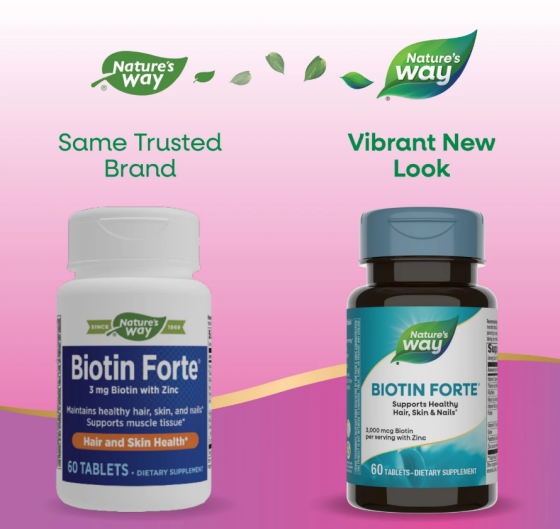 Биотин Nature's Way Biotin Forte 3 mg 60 tabs Киев