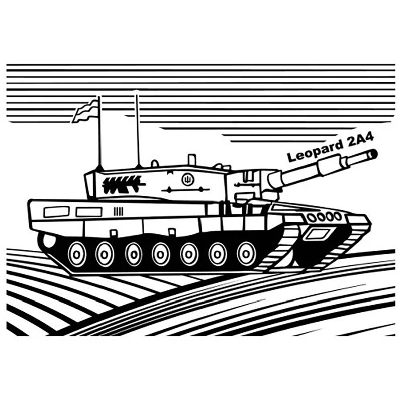 Картина-трафарет для раскрашивания песком А4 