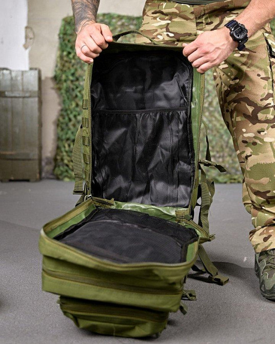 Тактический штурмовой рюкзак ТХЕ 35л  олива РП7328 Одесса - изображение 9