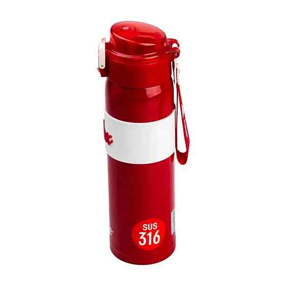 Термос Relax с поилкой с металлической колбой 520 мл Красный HP17304B Киев