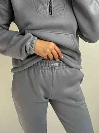 Флісовий спортивний костюм на замку Сірий XS-S Харків