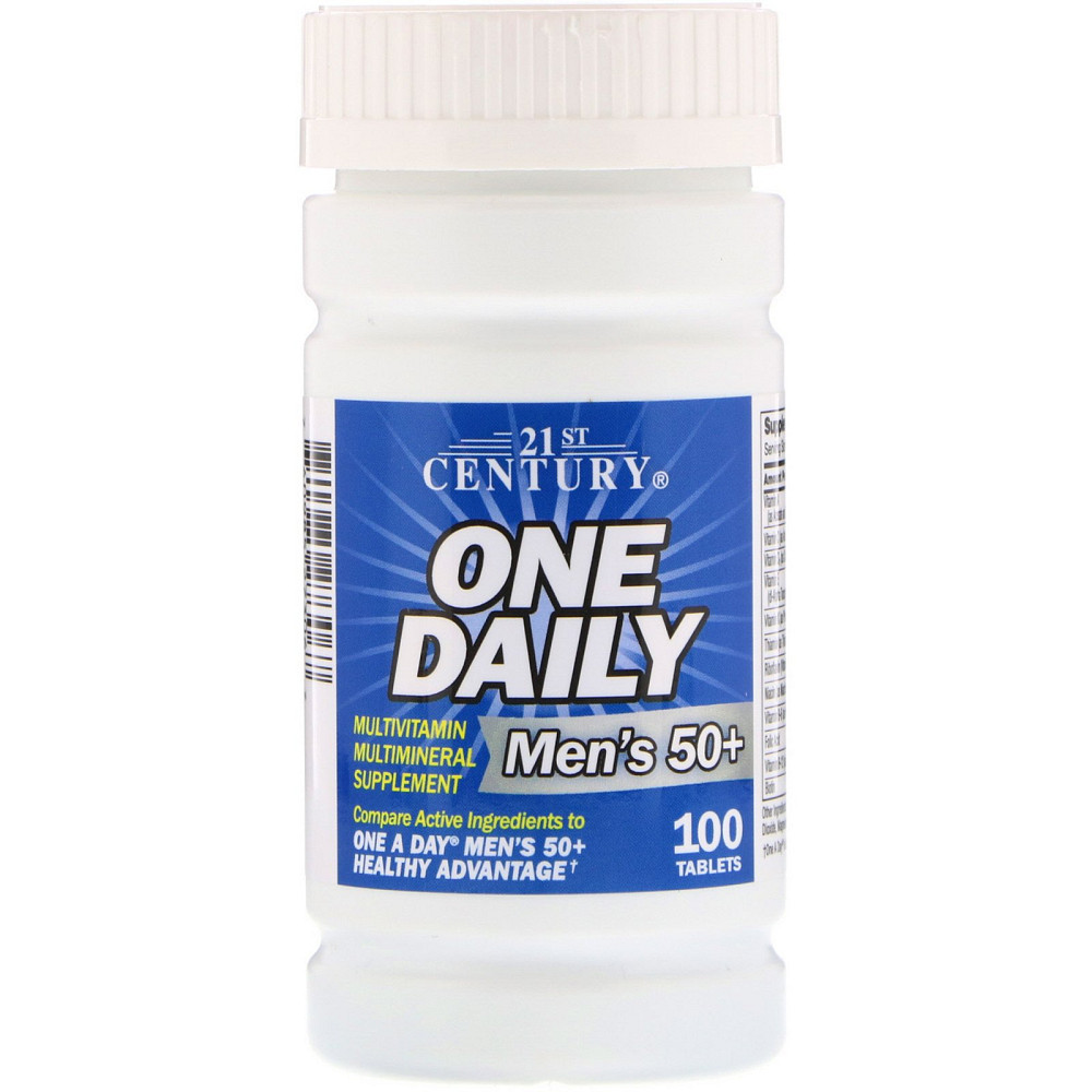 Мультивитамины для мужчин One Daily Men's 50+, Multivitamin Multimineral, 100 Tablets Луцк - изображение 1
