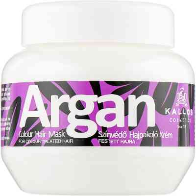 Маска для волосся Kallos Cosmetics Argan для фарбованого волосся 275 мл (5998889506193) Вінниця