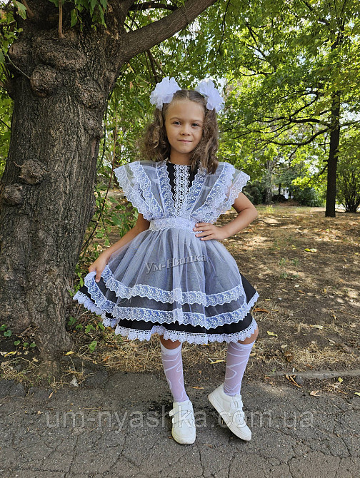 Красивое школьное платье с кружевом 116-140 Кривой Рог - изображение 9