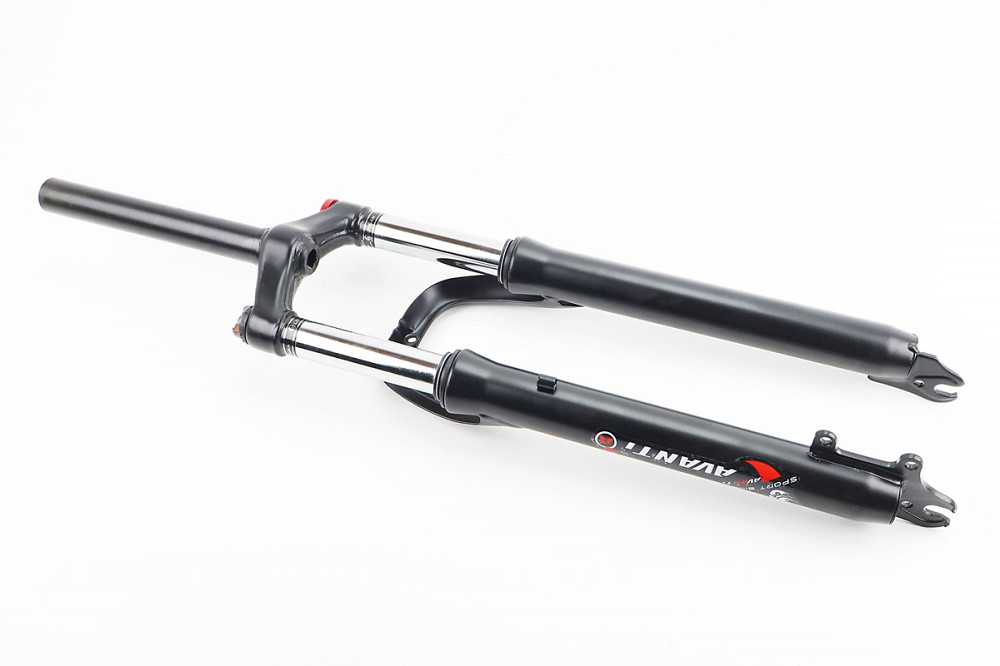 Вилка 27,5" амортизаційна, без різьби 1-1/8" (28,6мм), шток 200мм, з ходом 80мм, Disk-brake, M Lockout, чорна FRK-27 Київ - фото 2