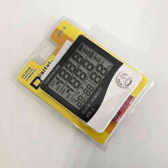 Климатический термометр HTC-2, Гигрометр метеостанция цифровая, MI-220 Влагомер метеостанция Киев