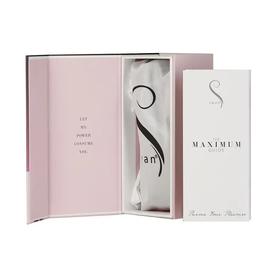 Віброкуля Swan Maximum + Comfy Cuff Pink, суперпотужна, різна інтенсивність, силіконова манжета Львів - фото 7