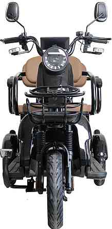 Електротротрайк 3-місцевий Crosser TR-4 VAGON 1000W, 72V 24Ah - Чорний. Харків