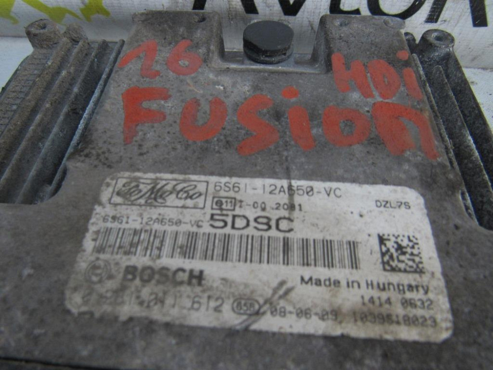 Блок керування двигуном Ford Fusion 1.6 TDCI 2002-2012 (6S61-12A650-VC) Ковель - изображение 3