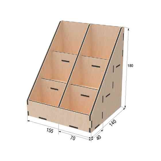 Органайзер EKOSTAR для чаю і пакетів 70х90 - 6 комірок Київ