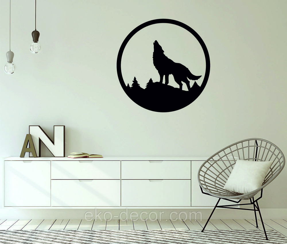 Декоративное настенное Панно «Волк», Декор на стену Киев - изображение 1