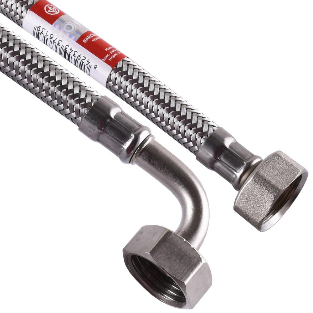 Шланг водяний кутовий TUCAI 1/2″x1/2″ ВВ 0,5м TAQCODOHG-1212-500 200411 (000005276) Київ - фото 1