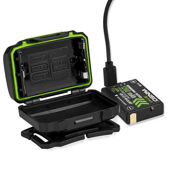 Фонарь налобный Winso Pro 250Lm, 5W XPG, 3xAAA/1200mAh в комплекте, с сенсором белый/красный Львов
