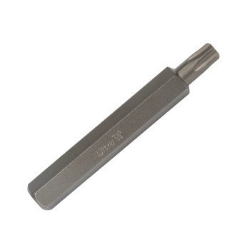 Набір біт 10мм з переходом. 1/2", 6 променів TORX 15шт Т20-Т55, S2 (мет. бокс) Ultra Мукачево - фото 5