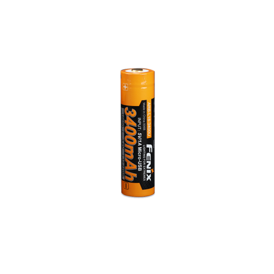 Акумулятор 18650 Fenix (3400 mAh) micro usb заряджання Рівне