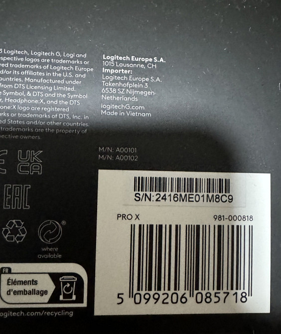 Наушники Logitech G Pro X Киев - изображение 1