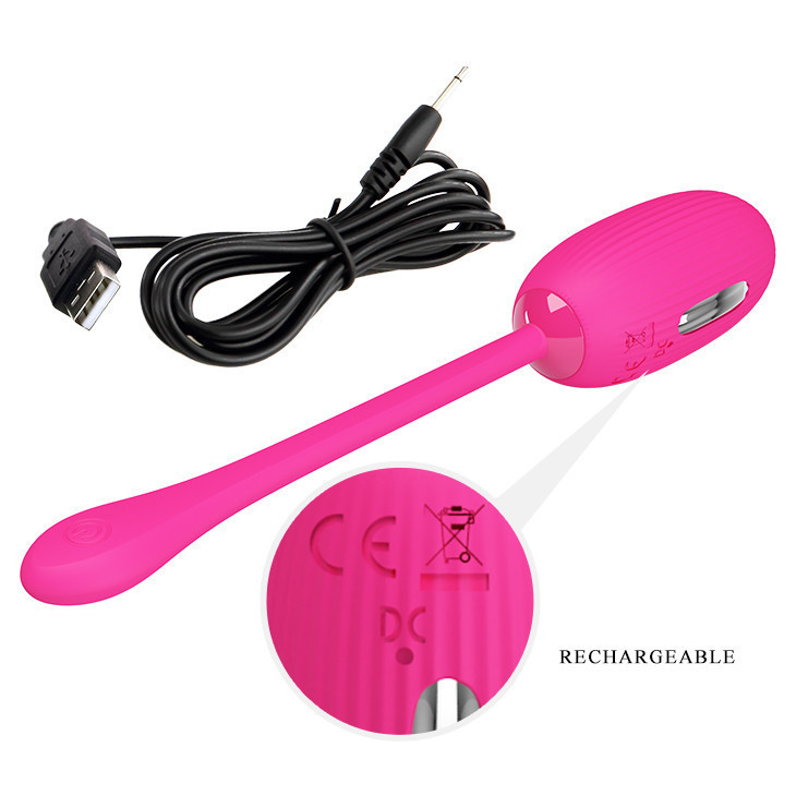 Віброяйце - Pretty Love Doreen Electric Shock Egg Pink (App) Sex Aura Київ - фото 8