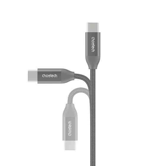 Кабель Choetech ХСС-1035 Black USB-C to USB-C PD3.1 240W 1m (43-00130) Киев