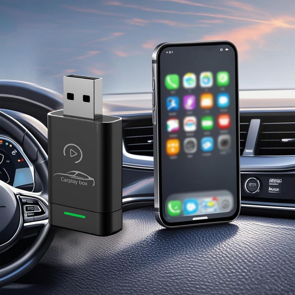 Бездротовий адаптер 2в1 CarPlay та Android Auto для iPhone iOS 10+ та Android 11+, Plug and Play, перетворювач дротового Карплей Київ - фото 7