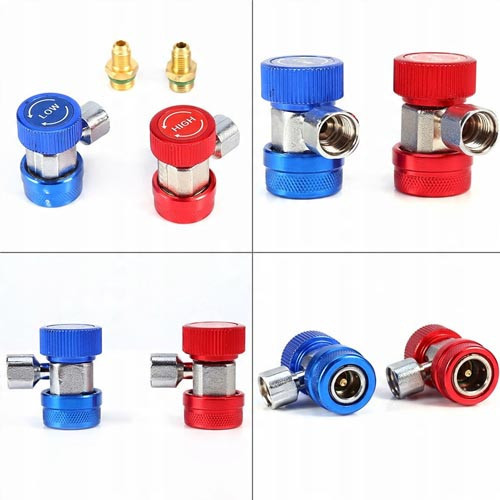 Комплект муфт для заправки автокондиціонерів R134a Київ - фото 2