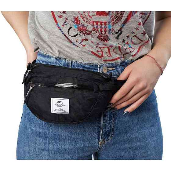 Сумка на пояс Naturehike DL-02 Ultralight Bag NH18B300-B, 6 л, чорний Киев
