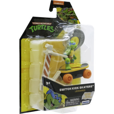 Игровой набор Funrise TMNT Черепашки-ниндзя классические Скейтбордист с лаунчером Леонардо (71040) Винница - изображение 6