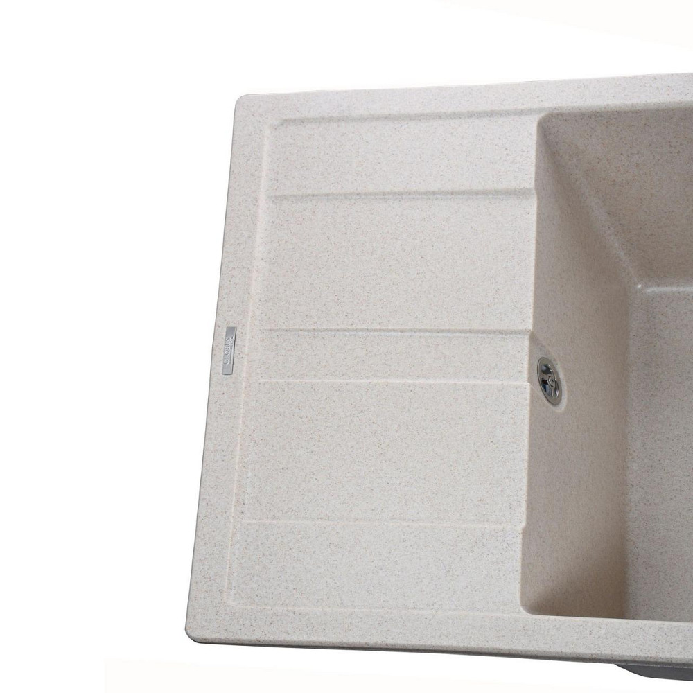 Гранітна мийка Globus Lux ONE піщаний 650х500мм-А0004 (000021065) Київ - фото 3