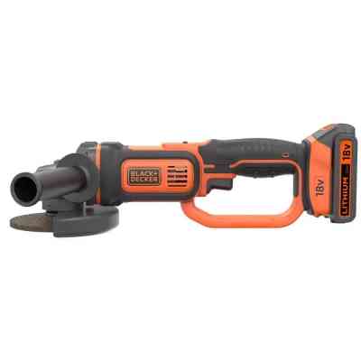 Шлифовальная машина Black&Decker 18V, 4Ah, 125 мм, 8600 об/мин (BCG720M1) Винница