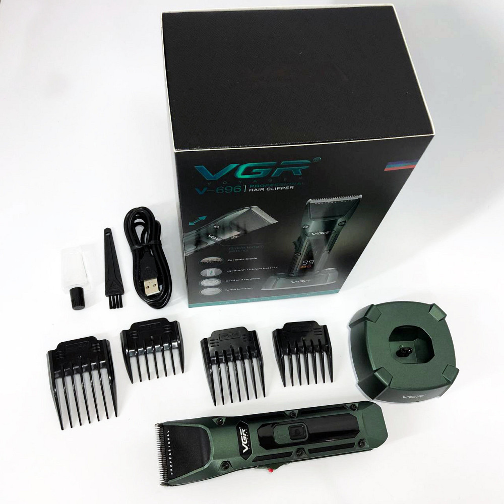 Триммер для самостоятельной стрижки волос, Машинка для стрижки окантовки Электромашинка волос VG-77 Киев - изображение 7