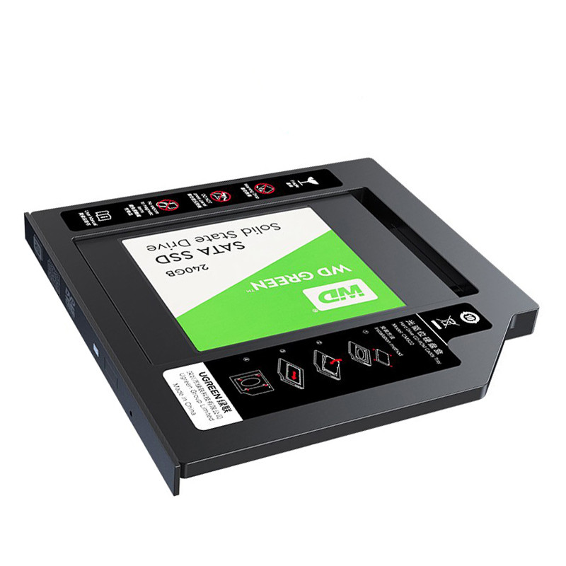 Кишеня-адаптер Ugreen CM322 9.5мм для підключення 2.5" HDD/SSD SATA 3.0 в ноутбук 70657 Миколаїв - фото 2