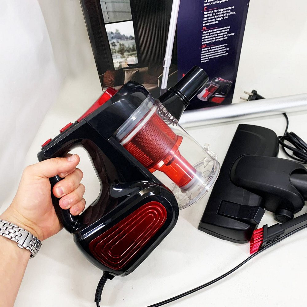 Топ вертикальных пылесосов MAGIO MG-910 600 Вт, Вертикальный щеточный пылесос, Ручной пылесос для дома XZ-60 Львов - изображение 6