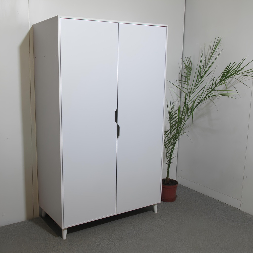 Шафа дводверна з білими ніжками М-ЗОН Борн 1200 Німфея Альба (білий) (MZN-031055) Львів - фото 7