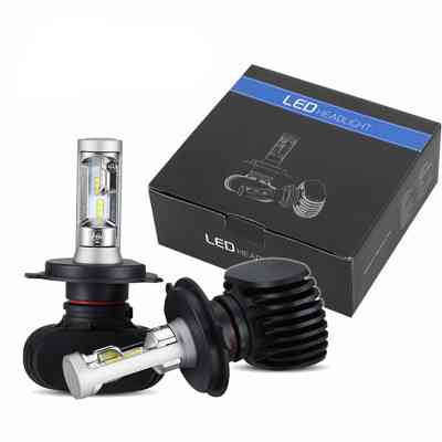 S1 Лампа світлодіодна цоколь H4 (к-кт 2 шт) 12/24V, 50W, 4000Lm авиац. алюмін. профілю. Мукачево