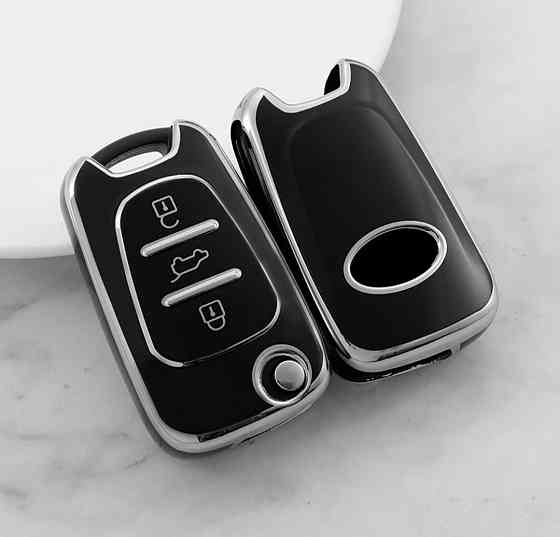 Захисний чохол для автомобільного ключа Hyundai Kia Чорний Смела